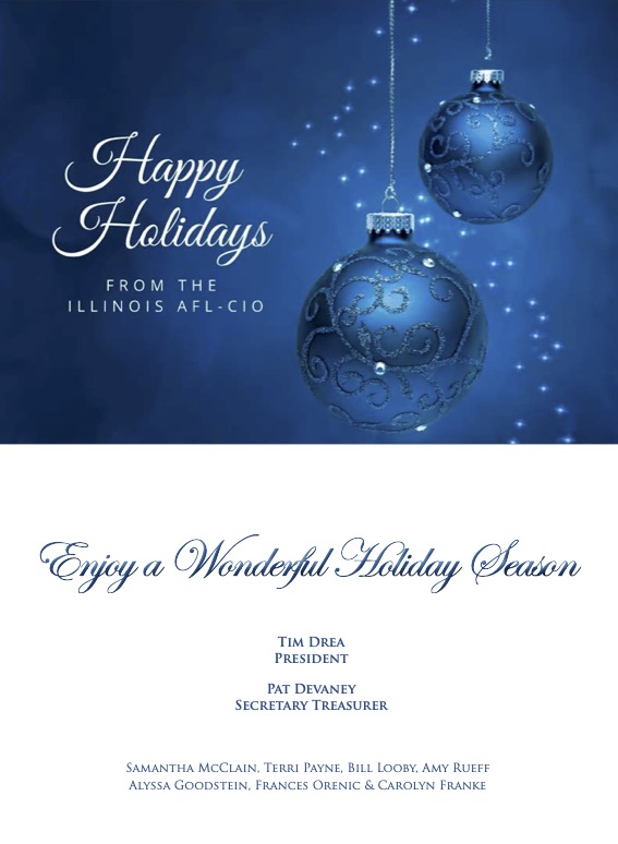 2025 IL AFLCIO Holiday Card Email