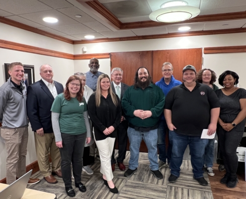 New officers of the Springfield Central Labor after being sworn in, February 24, 2026